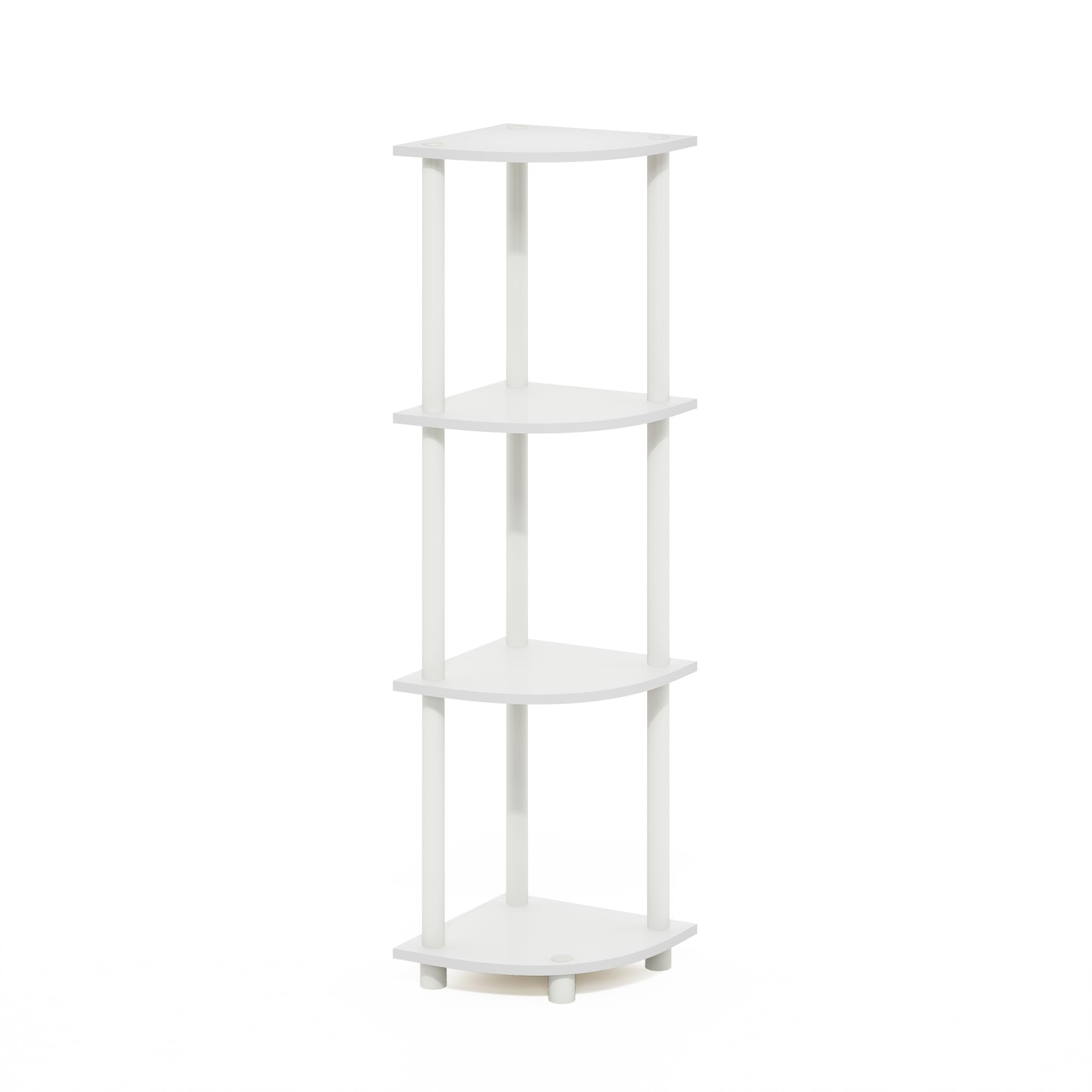 Amazon.com: Furinno Turn-N-Tube Corner Shelf, 4-Tier Corner